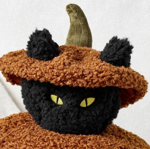 🎃Pottery Barn Peek a Boo Cat Pillow New with Tag - Picture 2 of 4